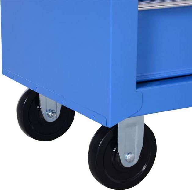 Actual product image Swisshandel24 Mobile workshop trolley Tool trolley Tool trolley Tool box with 5 drawers red (1 x)
