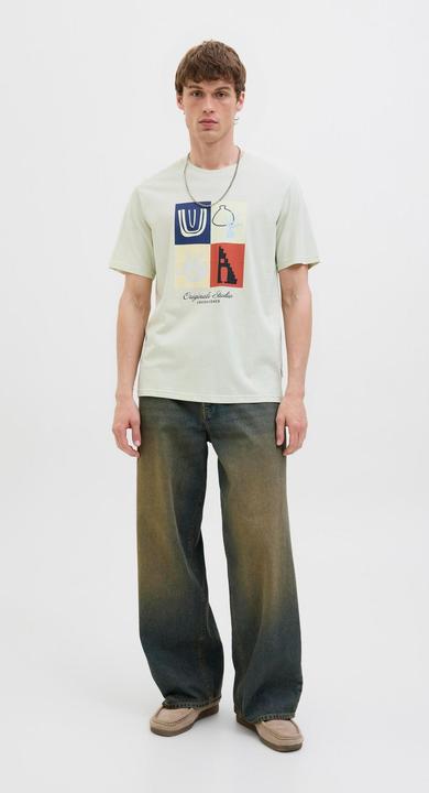 Produktbild Jack & Jones Gedruckt Rundhalsausschnitt T-shirt T-shirt (S)