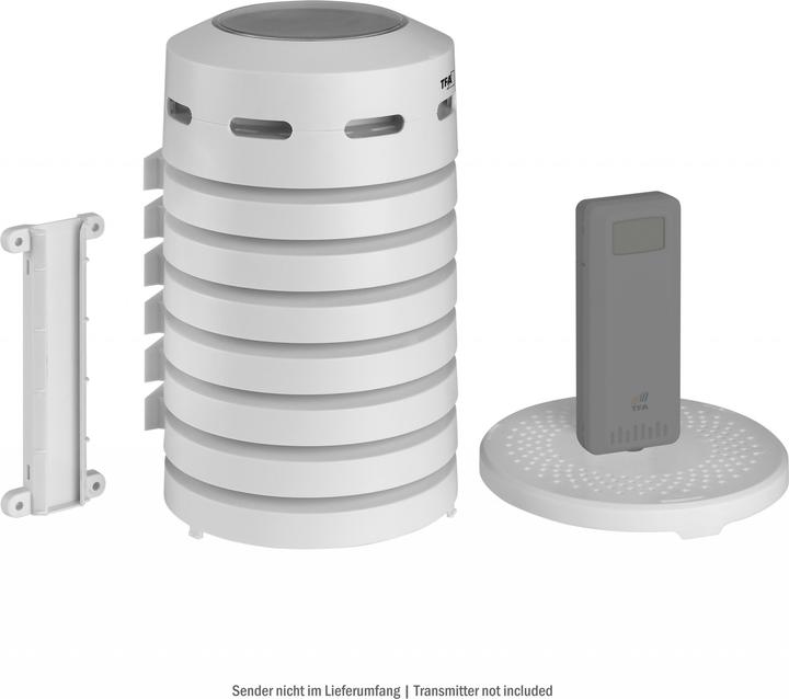 Actual product image TFA 98.1111.02 Protective cover for outdoor transmitter with solar fan Weather protection hut