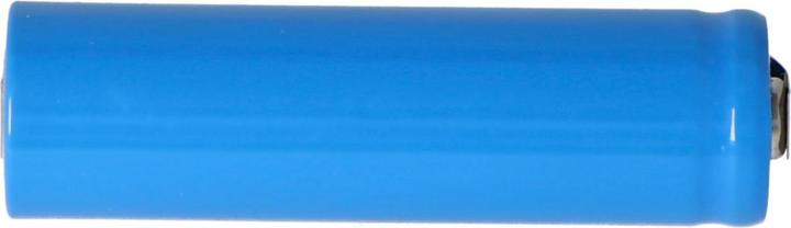 Actual product image AccuCell Rechargeable battery IFR 14500 AA with head unprotected, with soldering lugs U-shape (1 pcs., 600 mAh, Rechargeable battery)