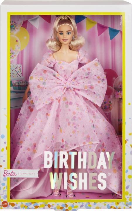 Actual product image Barbie Signature Birthday Wishes Doll and Outfits