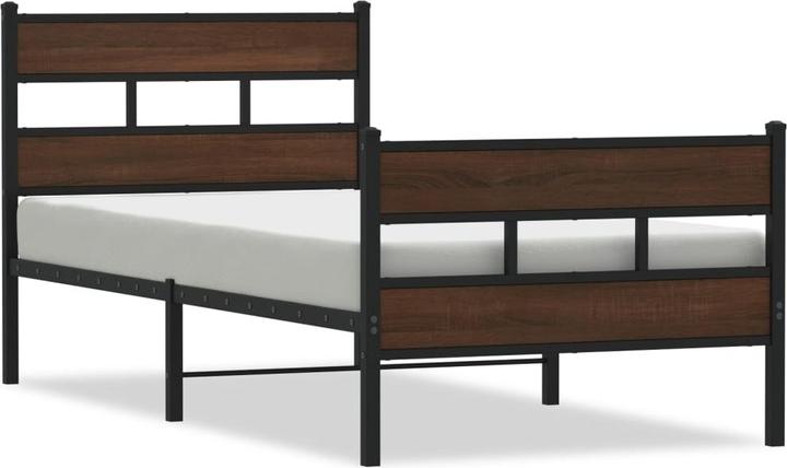 Immagine prodotto VidaXL Letto in metallo Struttura letto a doghe letto matrimoniale senza materasso 160x200cm (160 x 200 cm)