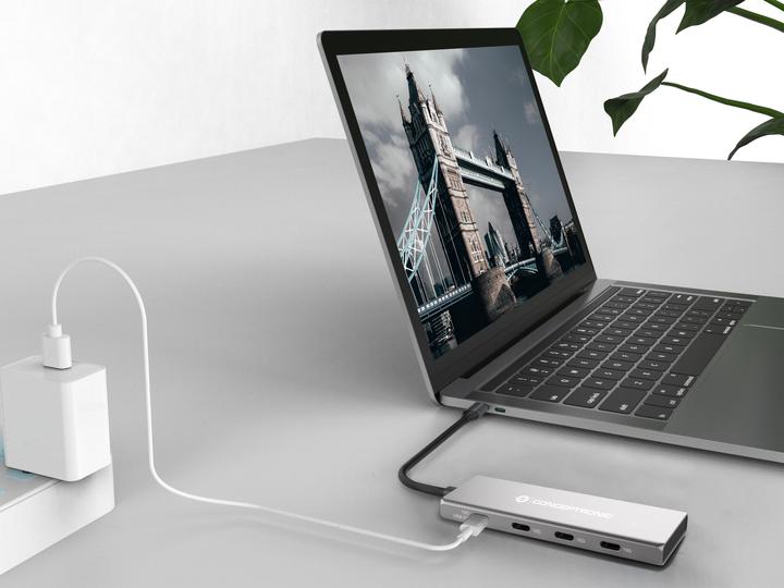 Actual product image Conceptronic 4 Port USB-Hub (USB-C, 4 Ports)
