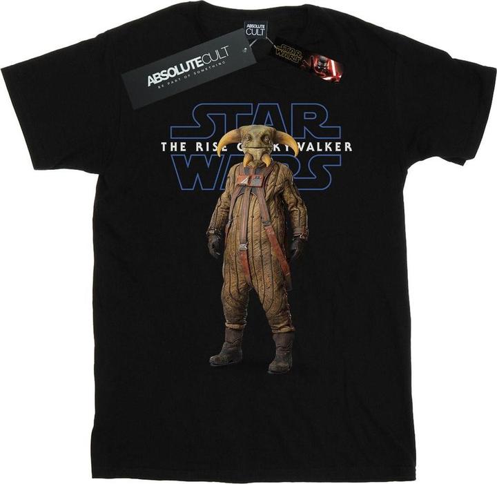 Actual product image Star Wars Womens/Ladies The Rise Of Skywalker Boolio Cotton Boyfriend T-Shirt (XXL)