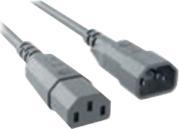 Image du produit Bachmann Cordon d'alimentation C14 à C13 gris, Câble d'extension (1.50 m)
