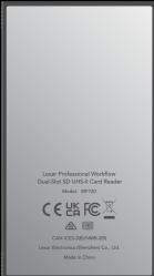 Actual product image Lexar PRO Workflow SD Dual-Slot Reader (USB 3.2 Gen 2)