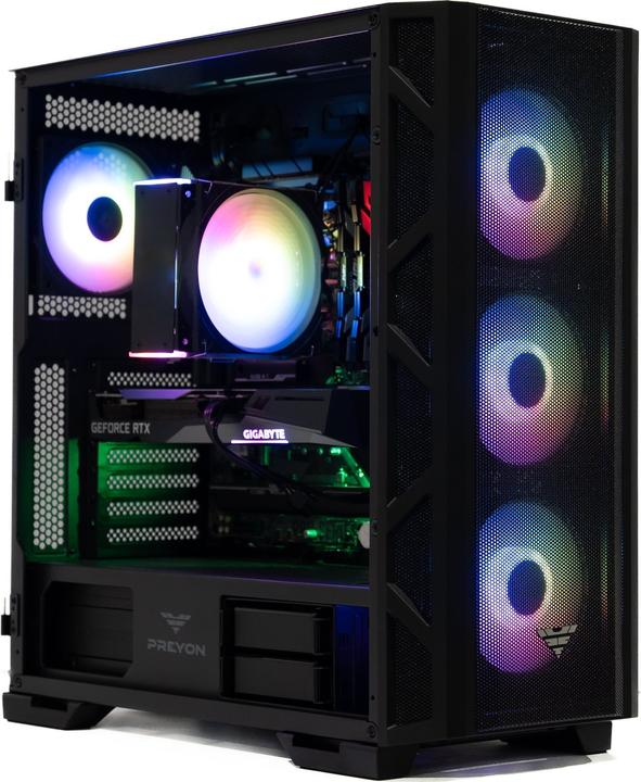 Preyon Computer Nest PRO 800 ARGB Core i5-14600K, 32 GB, RTX 4060 Ti, 512 GB M.2 PCIe Windows 11 Hom