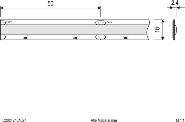 Produktbild EVN COB LED-Stripe (Weiss, 500 cm, Indoor)