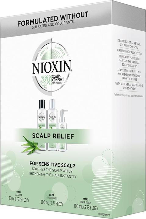 Image du produit Nioxin Scalp Relief System Hair Kit en 3 étapes (500 ml)