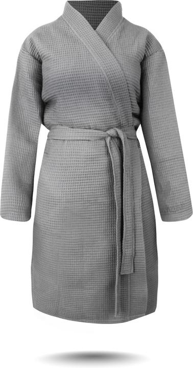 Actual product image Normani Ladies bathrobe with waffle piqué Kelin (S)