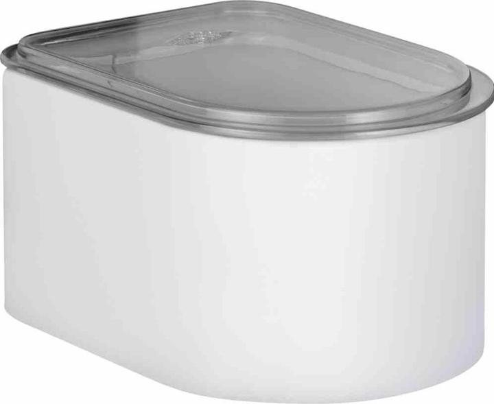 Wesco Vorratsdose LOFT 1 Liter aus hochwertigem Stahlblech mit Acryldeckel in der Farbe weiss matt - (1 l)
