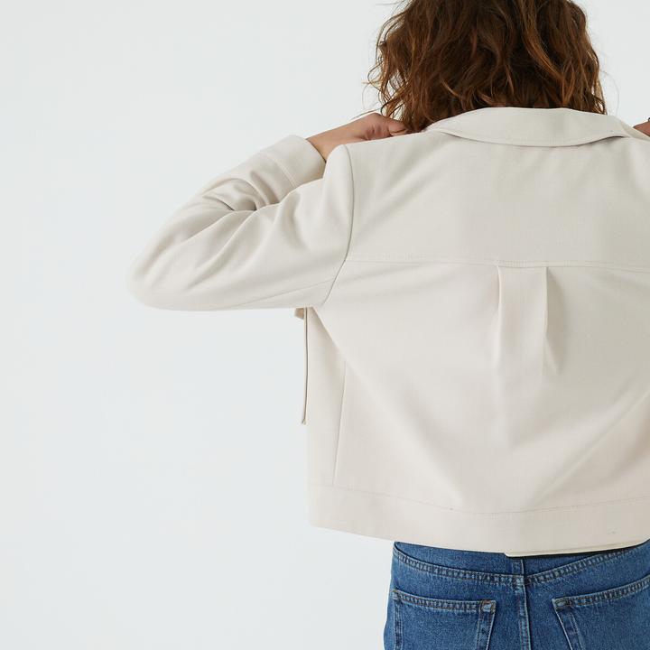 Actual product image La Redoute Collections Short jacket with button fastening (34)