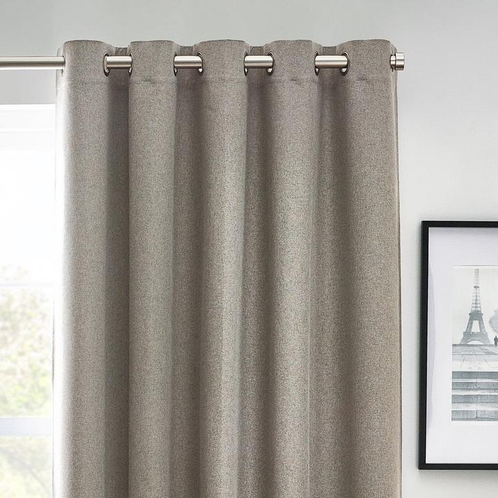 Actual product image Furn Dawn Eyelet Curtains (137 x 167 cm)