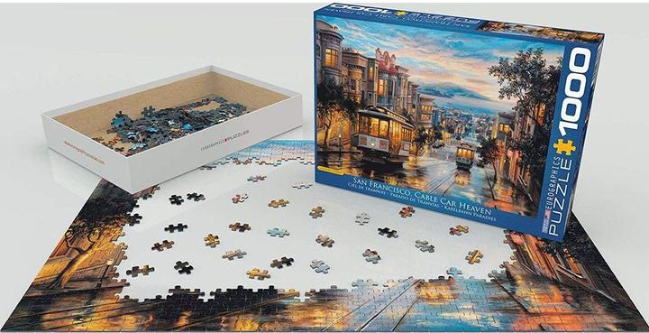 Produktbild Eurographics San Francisco Kabelbahn Himmel (1000 Teile)
