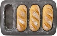 Image du produit Quttin moule 4 baguette perforé 34.6x21.5