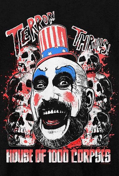 Immagine prodotto Amplified House Of 1000 Corpses Terror Thrills Maglietta Rob Zombie Adulto Unisex (XL)