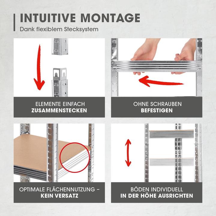 Image du produit Easymaxx Schwerlastregal