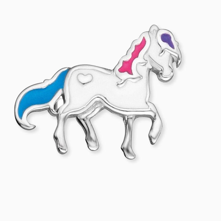 Produktbild Herzengel Pferd Ohrstecker (Silber 925, Emaille)