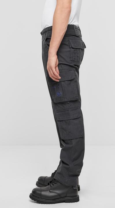 Actual product image Brandit Pure slim fit outdoor trousers size M colour anthracite (M)