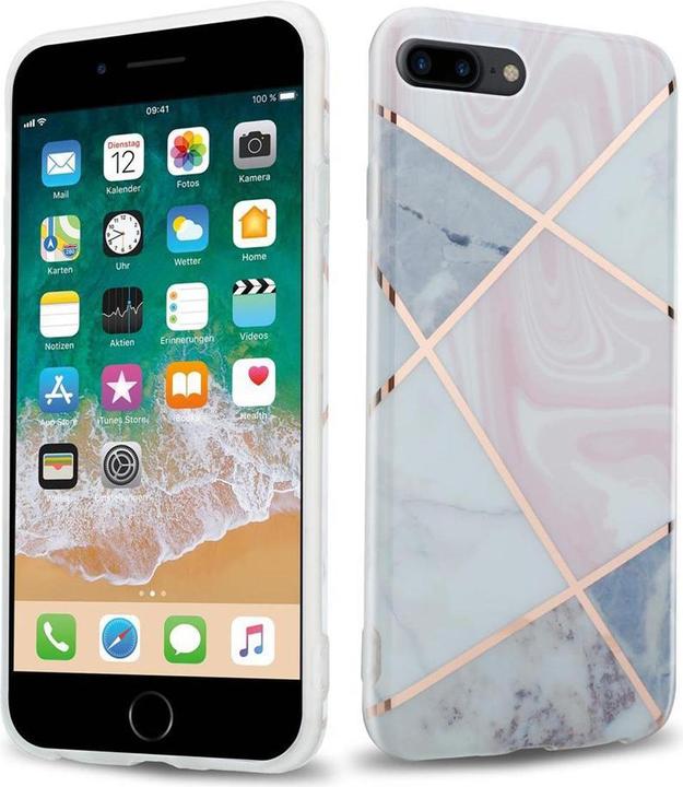 Pink White Gold Marble No. 9