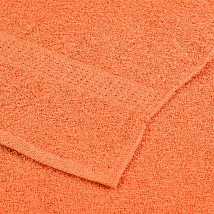 Image du produit VidaXL Serviettes 2 pcs. Orange 100x200 cm 360 g/m² 100% coton Serviette de plage