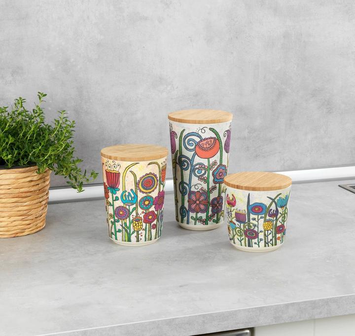 Produktbild Wenko Aufbewahrungsdosen-Set "Garden" (0.95 l)