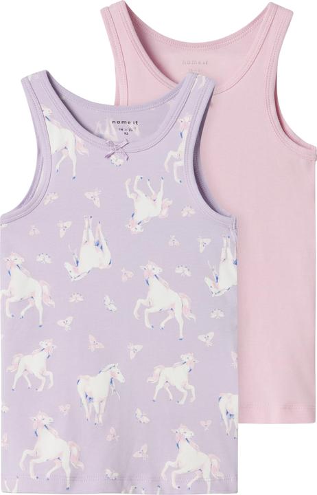 Name it Nmftank Top 2p Pastel Lilac Horse Noos