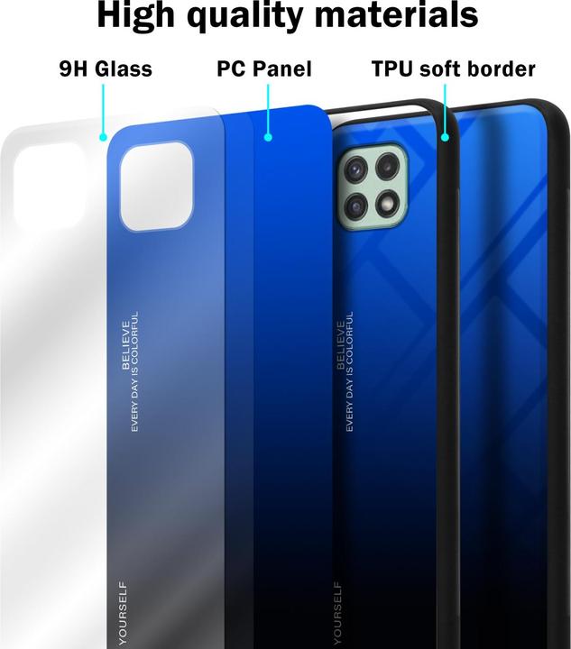 Immagine prodotto Cadorabo Manicotto per vetro in TPU a 2 colori (Samsung Galaxy A22 5G)
