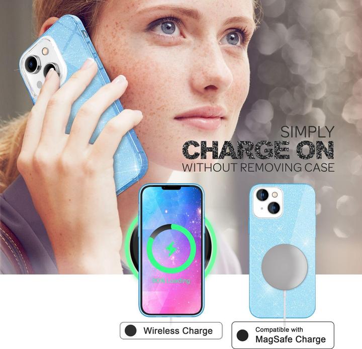 Actual product image Nalia Glitter cover (Apple iPhone 14 Plus)