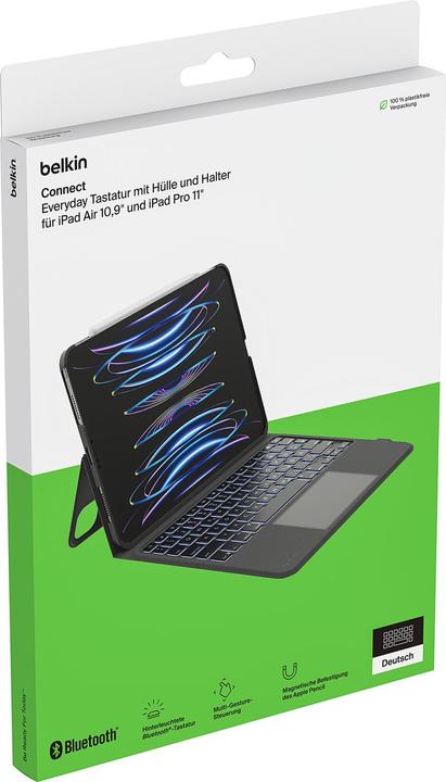 Produktbild Belkin Everyday (DE, iPad Air 2020 (4. Gen), iPad Air 2022 (5. Gen), iPad Pro 11 2020 (2. Gen), iPad Pro 11 2018 (1. Gen), iPad Pro 11 2021 (3. Gen), iPad Pro 11 2022 (4. Gen))