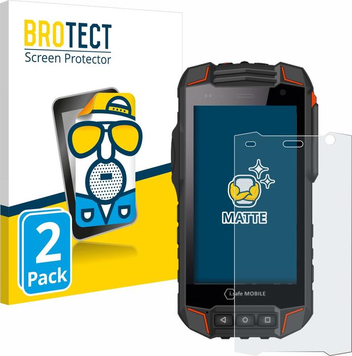 Produktbild BROTECT Entspiegelungs-Schutzfolie Displayschutz Matt (2 Stück, i.safe Mobile IS530.1)