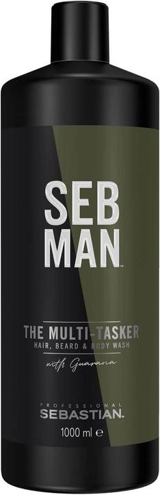 Sebastian SEB MAN - The Multitasker Hair Beard & Body Wash (1000 ml, Flüssiges Shampoo)