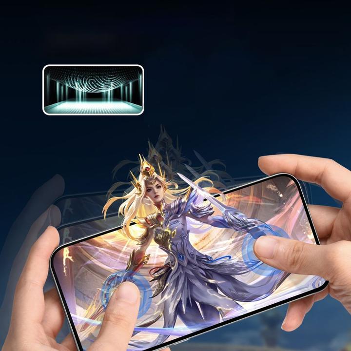Actual product image Joyroom JR-MAR0318 Anti-Reflection Eyecare Screen Protector for iP16 Pro Max (1 Piece, Apple iPhone 16 Pro Max)