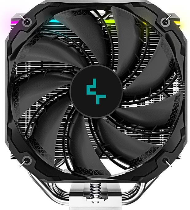 Image du produit Deepcool R-AS500-BKNLMN-G Composant de refroidissement pour ordinateur Refroidisseur de processeur 14 cm noir (159 mm)