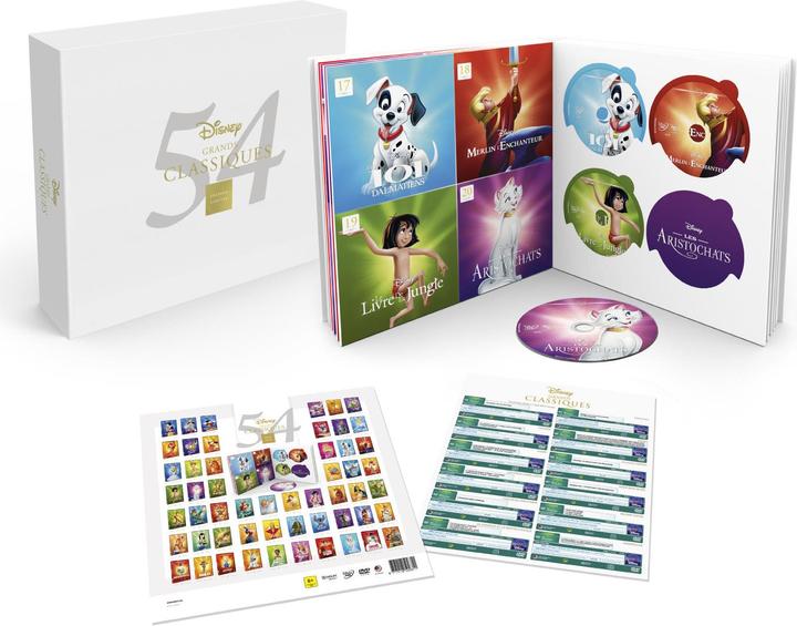 Disney Interactive Studios 54 Grandes Classiques Disney - Edition Limitée (DVD, 2017, Français)