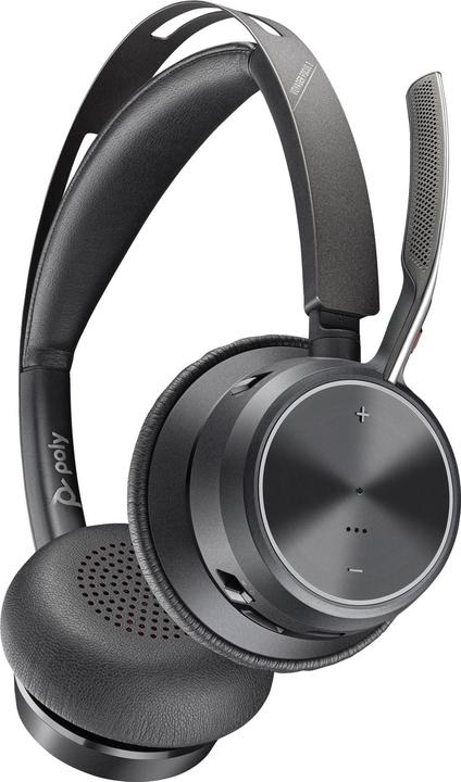 Produktbild HP POLY Voyager Focus 2 USB-C-C Headset +USB-C/A Adapter +Charging Stand