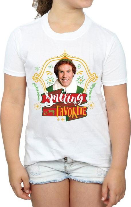 Actual product image Elf Girls Buddy Smiling Cotton T-Shirt (128)