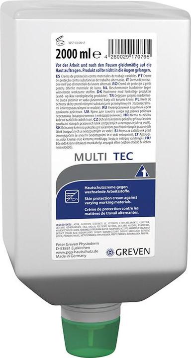 Hautschutzcreme Multi Tec 2000ml Creme (2000 ml)