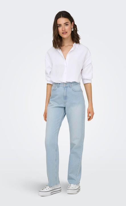 Immagine prodotto Only ONLRILEY Hohe Taille Gerade geschnitten Jeans Straight-Fit jeans (W33/L32)