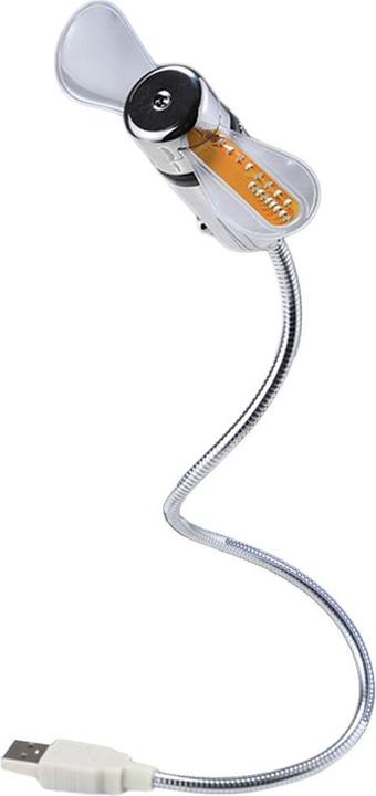 Produktbild Hama PC USB-Ventilator mit Uhrzeitanzeige