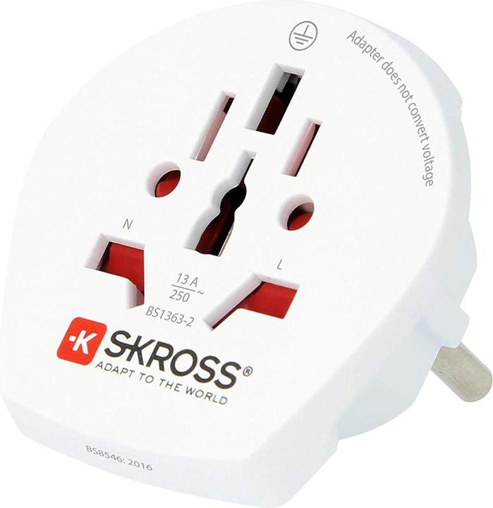 Actual product image Hama Travel Plug World to Europe (Bulk Ware) white