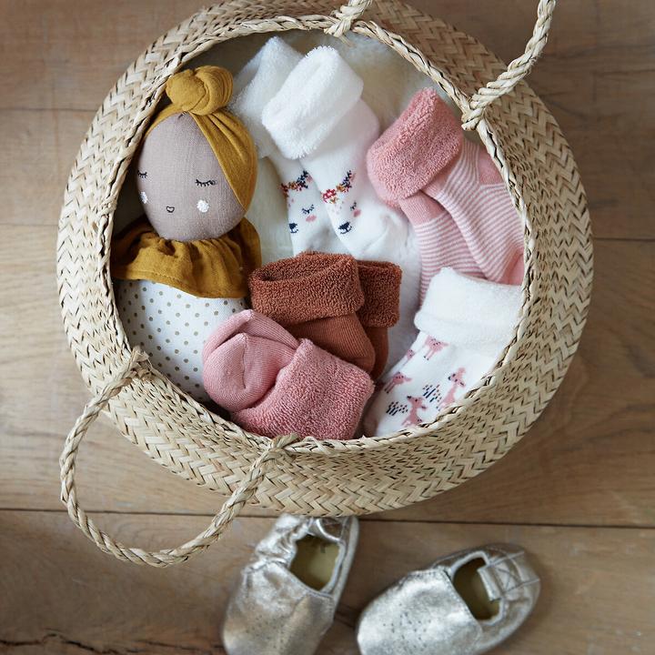 Image du produit La Redoute Collections Chaussons en cuir doré avec motif d'étoile (19)