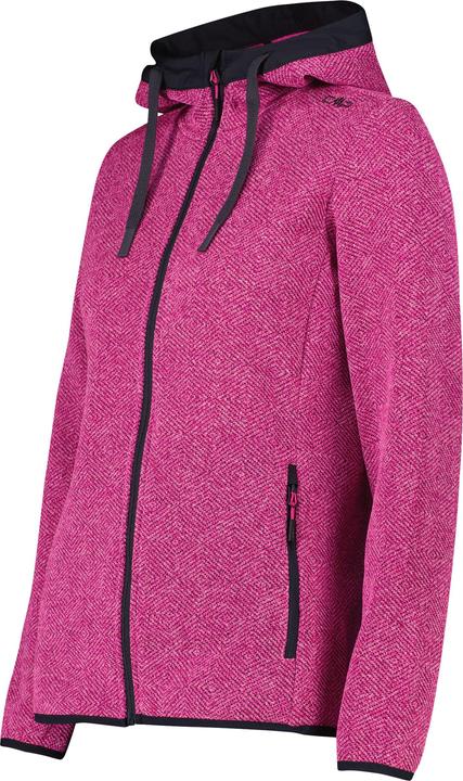 Produktbild CMP Campagnolo Women's Jacquard Knitted Jacket Fix Hood (46)
