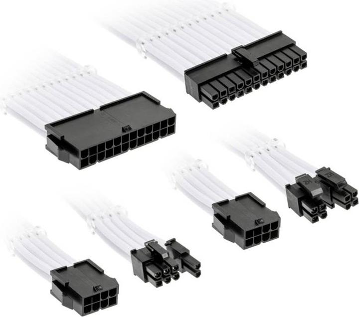 Actual product image Kolink Core Standard Braided Cable Extension Kit - Brilliant White