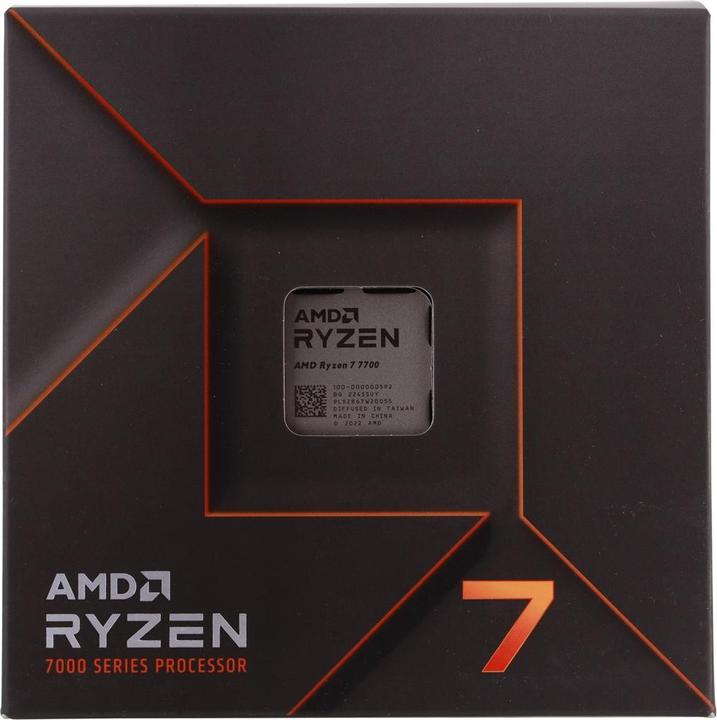 Produktbild AMD Ryzen 7 7700 (AM5, 3.80 GHz, 8 -Core)