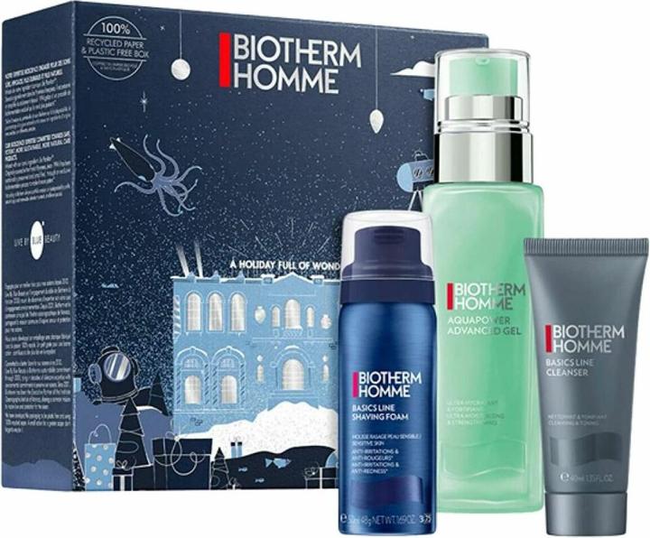 Biotherm Aquapower Set Aquapower Pnm 75ml + Cleansing Gel T40ml + Rasage Ps 50ml (Facial care set)