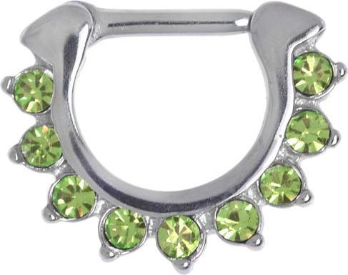 Bijouteria Septumpiercing (Chirurgenstahl 316L, Zirkonia)