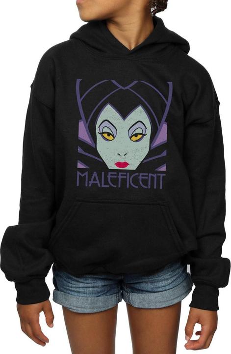 Image du produit Disney - Sweat à capuche MALEFICENT CROPPED HEAD - Fille (140, 146)
