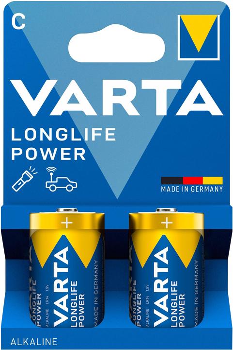 Actual product image Varta long-life power (2 pcs., C, 7800 mAh)