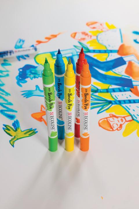 Produktbild Talens Ecoline Brush Pen (Schwarz, 1 x)